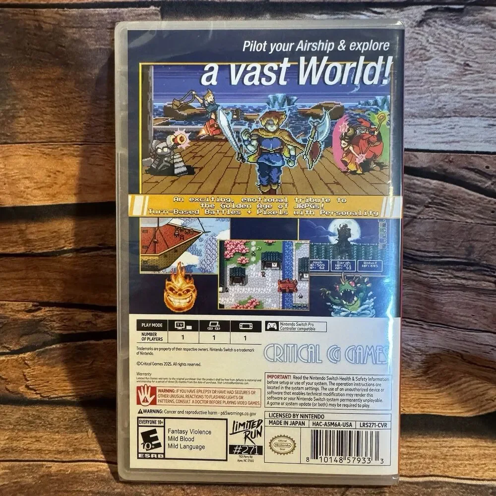 NEW SEALED 8-Bit Adventures 2 Nintendo Switch Limited Run Games LRG #271 JRPG